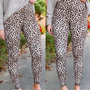 Colorful Koala Leopard Yoga Pants (Full Length)